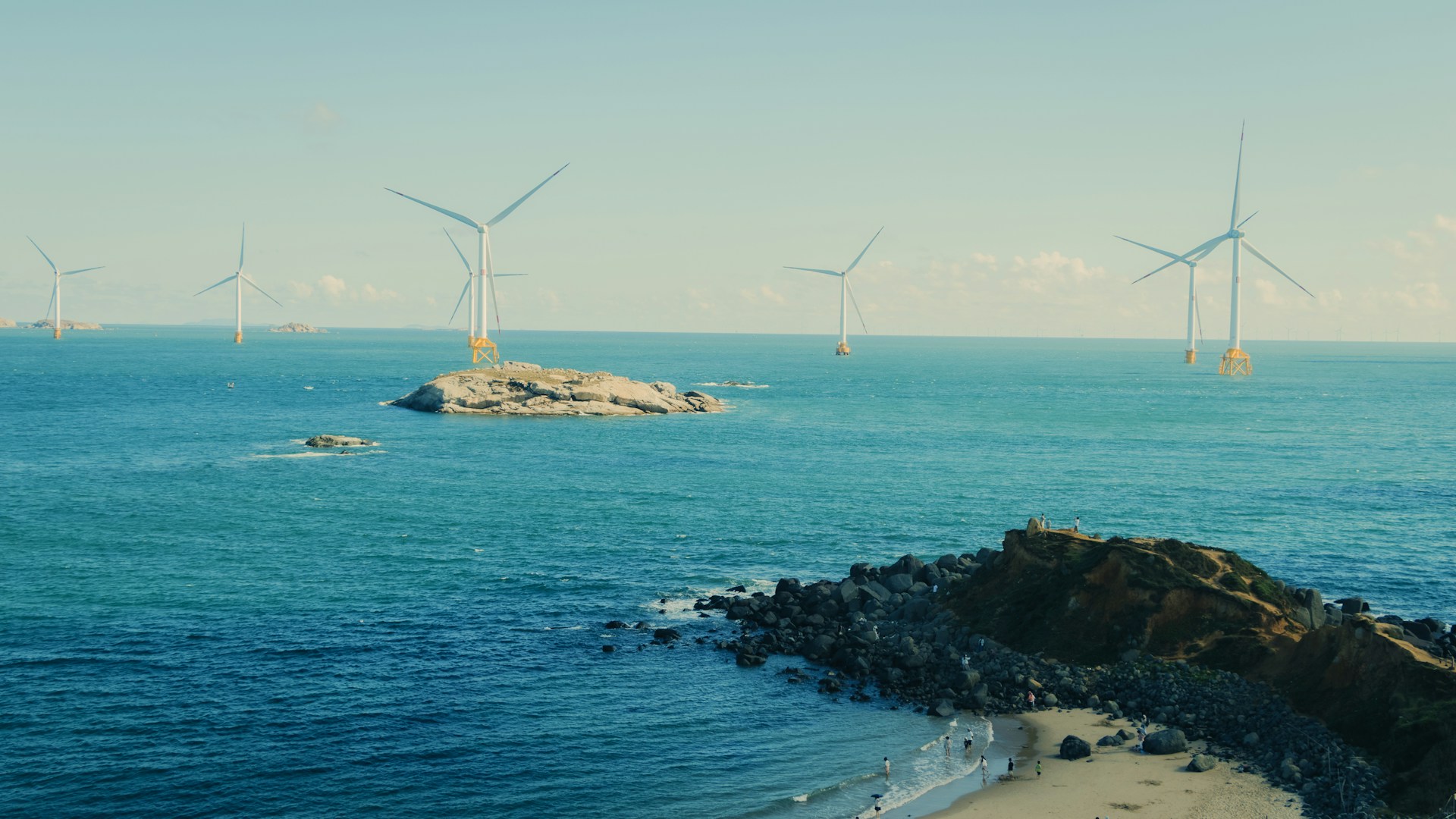 illustration projet Offshore renewable energy ReseArch Center of excelLencE (ORACLE) Nantes Universite - ©karwin luo unsplash